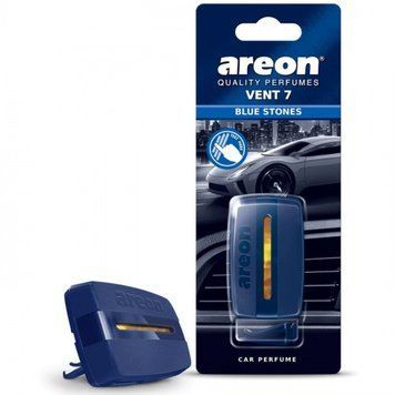 Ароматизатор VENT 7 на дефлектор Блакитний камінь (Blue Stones) Areon 084344 084344 фото