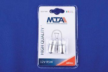 Лампа автомобільна 12V 5W Ba15s R5W (габарити, освітлення номерного знака, стоянкове освітлення/габарити) 82127 MB2 фото