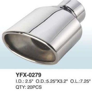 Насадка на глушник НГ-0279, внутр.d 64мм/дл. 184мм/зовнішніх. 133*81мм (НГ-0279) НГ-0279 фото