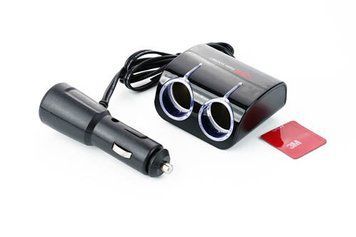 Розгалужувач прикурювача 2 виходи + 1 USB (12V &mdash; 5 V 1 A) 12 Atelie 951821 951821 фото