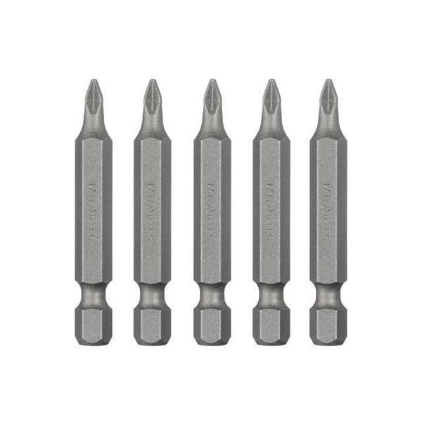 Комплект отверточных насадок PZ1 1/4"*50мм, ACR, S2, уп. 5шт., STORM VT-0203 фото