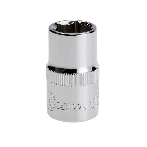 Головка шестигранная 1/2", 15x38 мм,&nbsp;хром-ванадий INTERTOOL ET-0015 ET-0015 фото