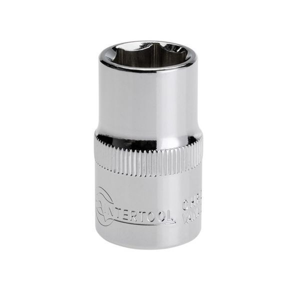 Головка шестигранная 1/2", 15x38 мм,&nbsp;хром-ванадий INTERTOOL ET-0015 ET-0015 фото